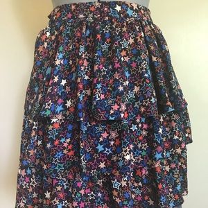 Three tiered starry skirt